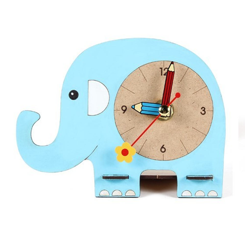[만들기] 탁상시계 만들기 - 코끼리